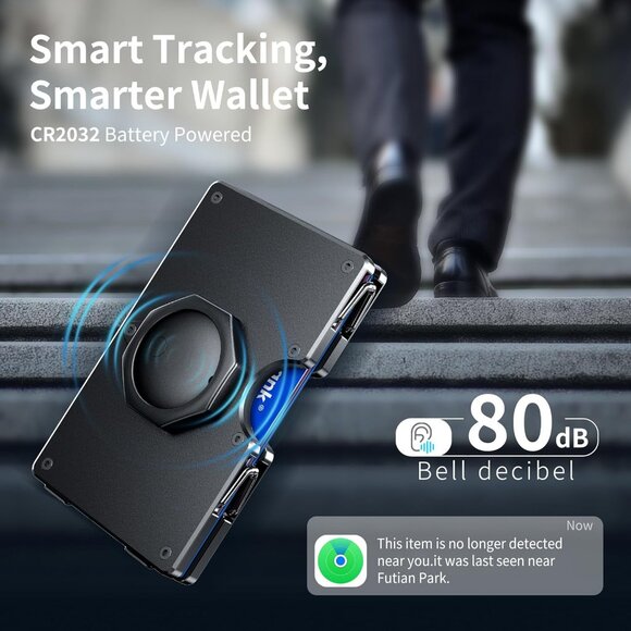 New Air Tags Metal Wallet for men - Picture 4 of 8